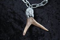 Image 1 of Dead Good naturally shedded antler statement necklace 