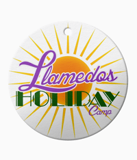 Llamedos Holiday Camp Ornament