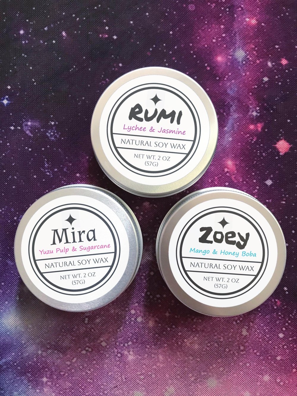 Image of HUNTR/X Candle Trio 2 Ounce Sample Set