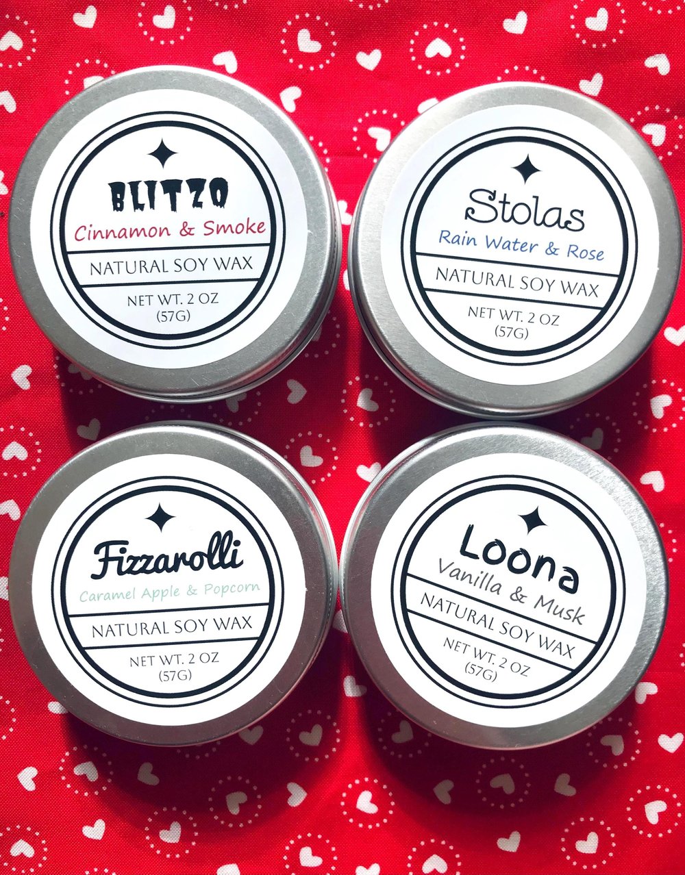 Image of Helluva Boss 2 Ounce Soy Candle Samples