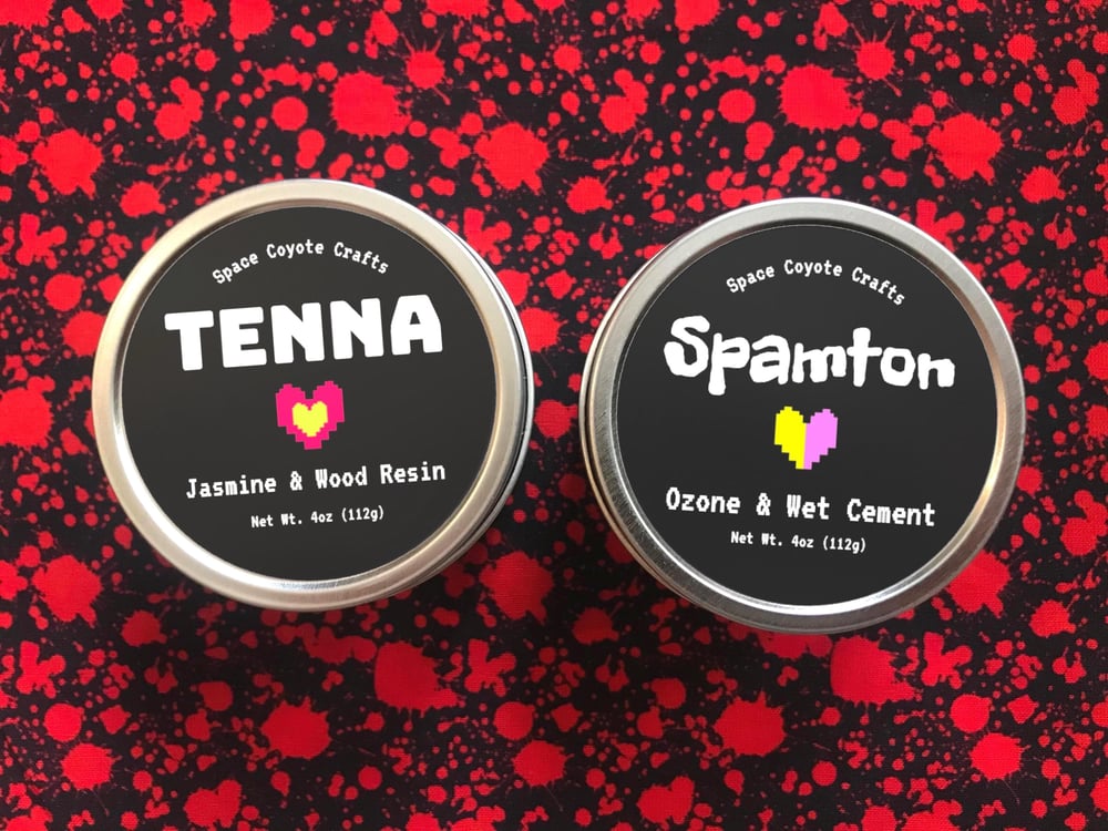 Image of SpamTenna Deltarune 4 Ounce Soy Candle