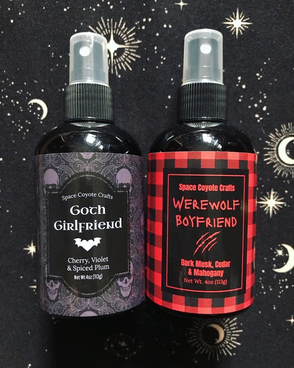 Image of Goth GF & Werewolf BF Body Mist Spray 4oz