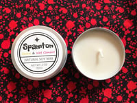 Image 1 of Spamton Deltarune 2 Ounce Soy Candle