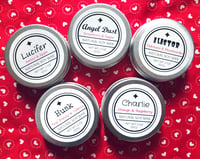 Image 1 of Hazbin 2 Ounce Soy Candle Samples