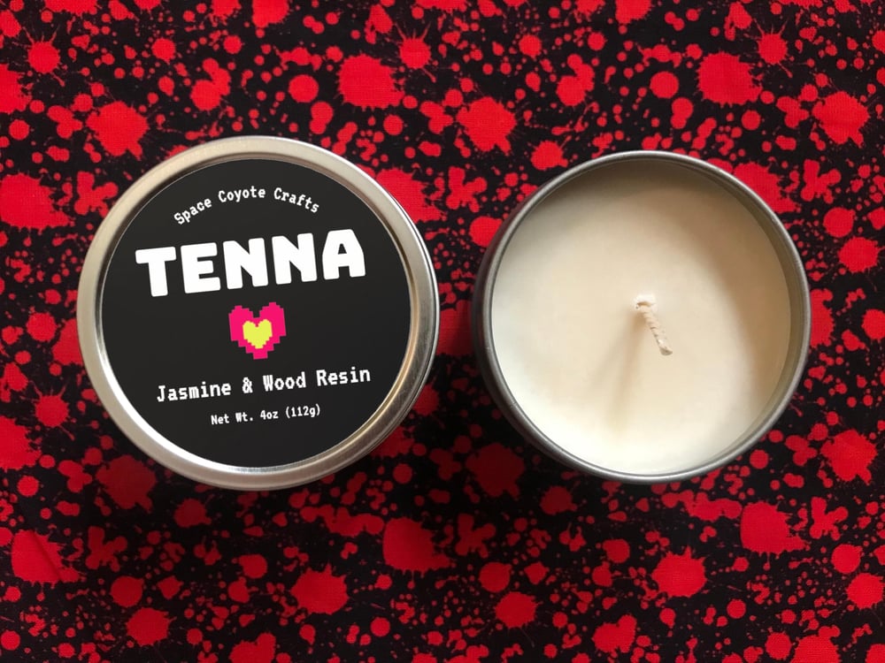 Image of SpamTenna Deltarune 4 Ounce Soy Candle