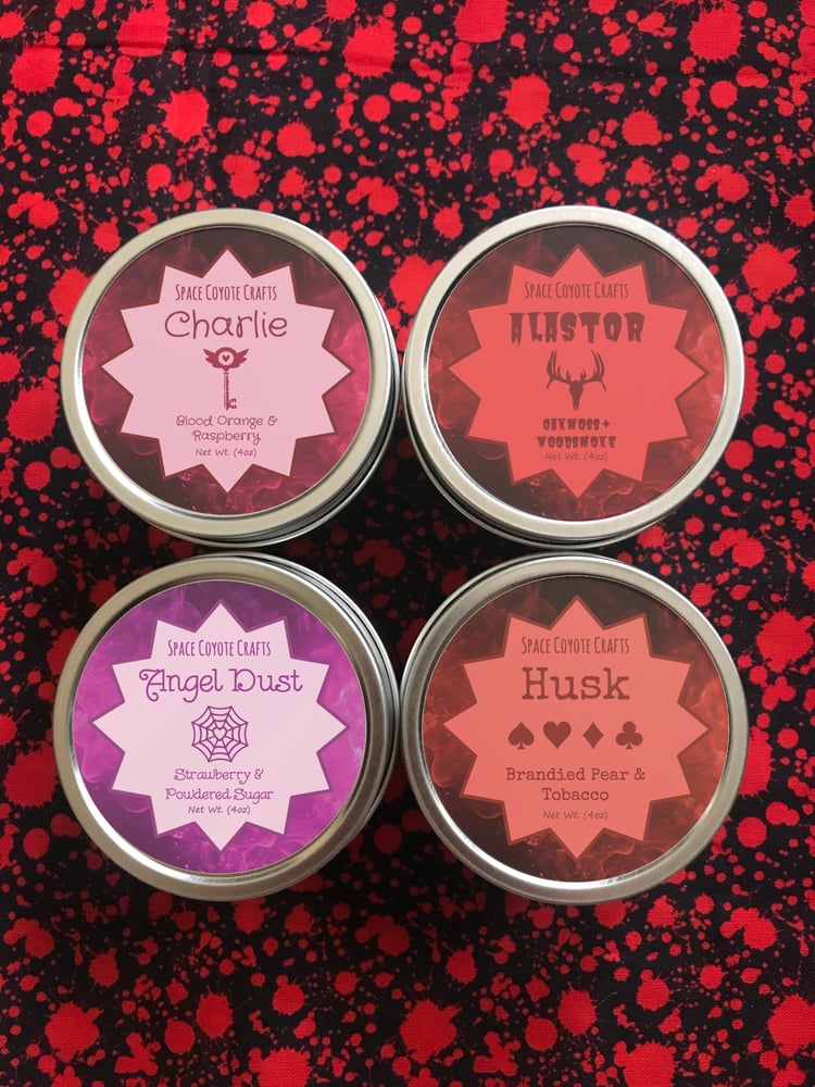 Image of Hazbin 4 Ounce Soy Candle Set
