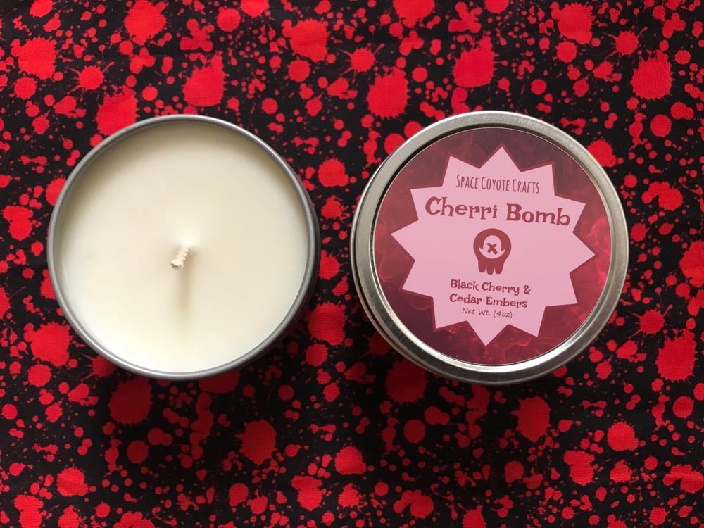 Image of Sir Pentious & Cherri Bomb 4 Ounce Soy Candle Set