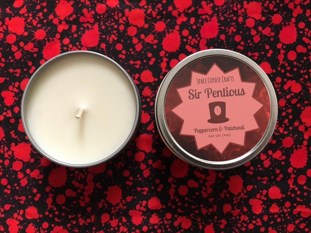 Image of Sir Pentious & Cherri Bomb 4 Ounce Soy Candle Set