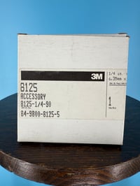 Image 2 of 3M 8125 1/4" 90' Zebra Studio Grade Striped Hold Down Tape