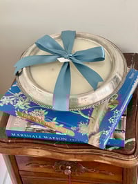 Image 3 of Oh Tannenbaum  Cedar + Mistletoe in  Sheets Rockford 1875 Silver 7 Cotton Wick Soy Candle