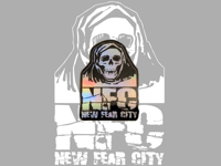 NFC Reaper Logo Holographic Sticker
