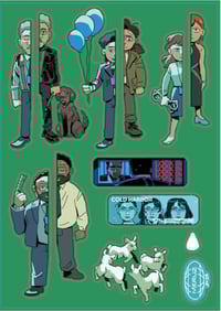 Image 3 of Severance Frosted Sticker Sheet