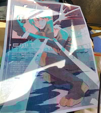 Image 2 of Raiden Risograph Print