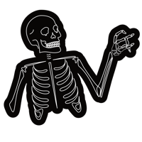 Image 1 of GLOW Skeleton Sticker