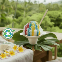 Image 4 of Eco-Friendly Paper -Small 4oz Flower Cups (50 pack or 500 case count)