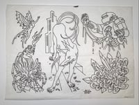 Flash Vol. 1 original line drawing sheet 4