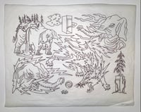 Flash Vol. 1 original line drawing sheet 5