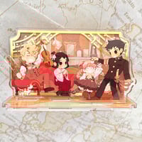 Image 1 of [ LAST CHANCE ] THE GREAT ACE ATTORNEY 221B Gold Foil Diorama Standee