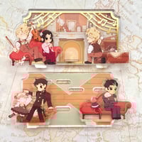 Image 3 of [ LAST CHANCE ] THE GREAT ACE ATTORNEY 221B Gold Foil Diorama Standee