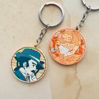 Image 1 of [ IN STOCK ] THE GREAT ACE ATTORNEY Legendary Pair Wooden Charms
