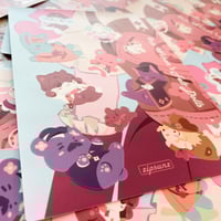 Image 2 of [ IN STOCK ] THE GREAT ACE ATTORNEY Lucky Charms Matte Vinyl Sticker Sheet