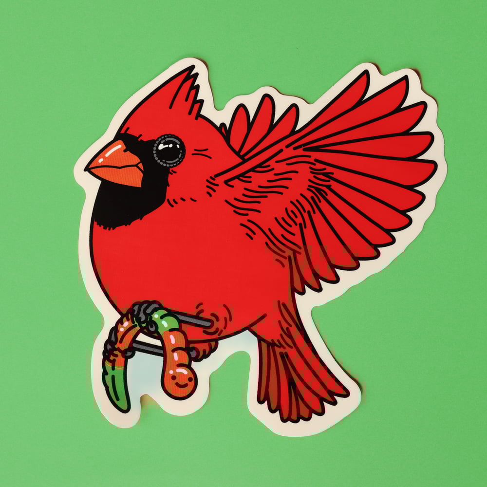 Image of Fat Bird Sticker