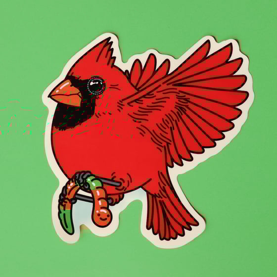 Image of Fat Bird Sticker