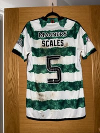 Image 1 of Match worn and signed Liam Scales Celtic shirt 61125