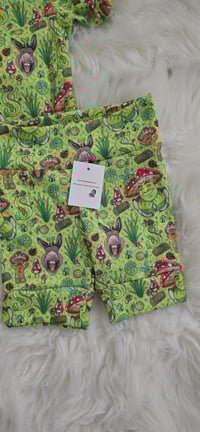 Image 3 of Sherk outfit shirt and bike shorts 