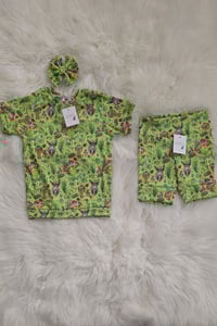 Image 1 of Sherk outfit shirt and bike shorts 