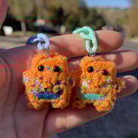 Image 4 of Mini Micro Cat-o-Lantern Keychain Plushie