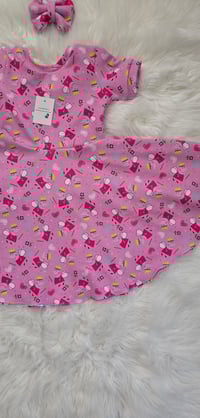 Image 3 of Peppa pig dress and bow