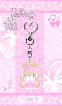 hime kitty GAL keychain