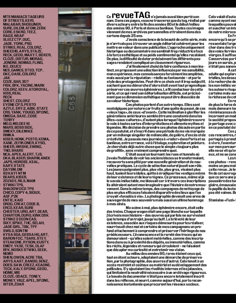 REVUE TAG 7 ( PRE-ORDER )