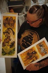 Image 3 of Sparring Wild Stallions with Mares