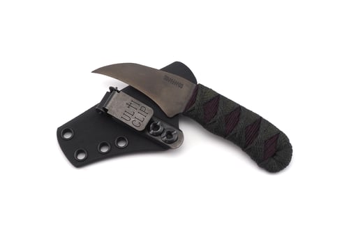 Image of Ultrathin EDC Talon DLC v1 (Maroon/Grey Cord)