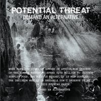 Potential Threat ‎– "Demand An Alternative" Lp (red)
