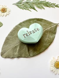Image 2 of Release - Mini Wood Burned Heart