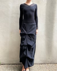 Image 2 of LONG DRAPED SKIRT
