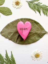 Image 3 of Open - Mini Wood Burned Heart