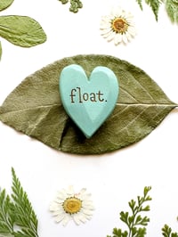 Image 3 of Float - Mini Wood Burned Heart