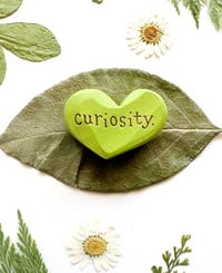 Image 3 of Curiosity - Mini Wood Burned Heart