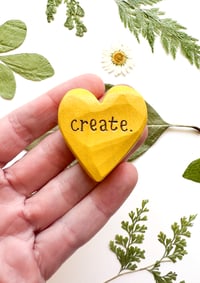 Image 1 of Create - Mini Wood Burned Heart