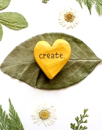 Image 3 of Create - Mini Wood Burned Heart