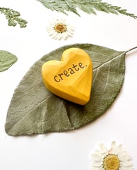 Image 2 of Create - Mini Wood Burned Heart