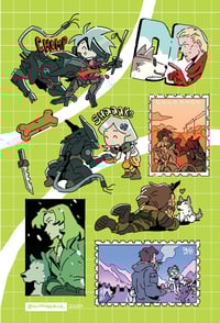 Metal Gear Dog Stickers