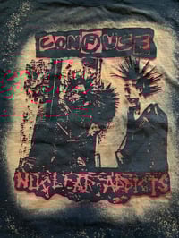 Image 2 of Limited Run Bleachy Confuse Shirt +Cloth Patch