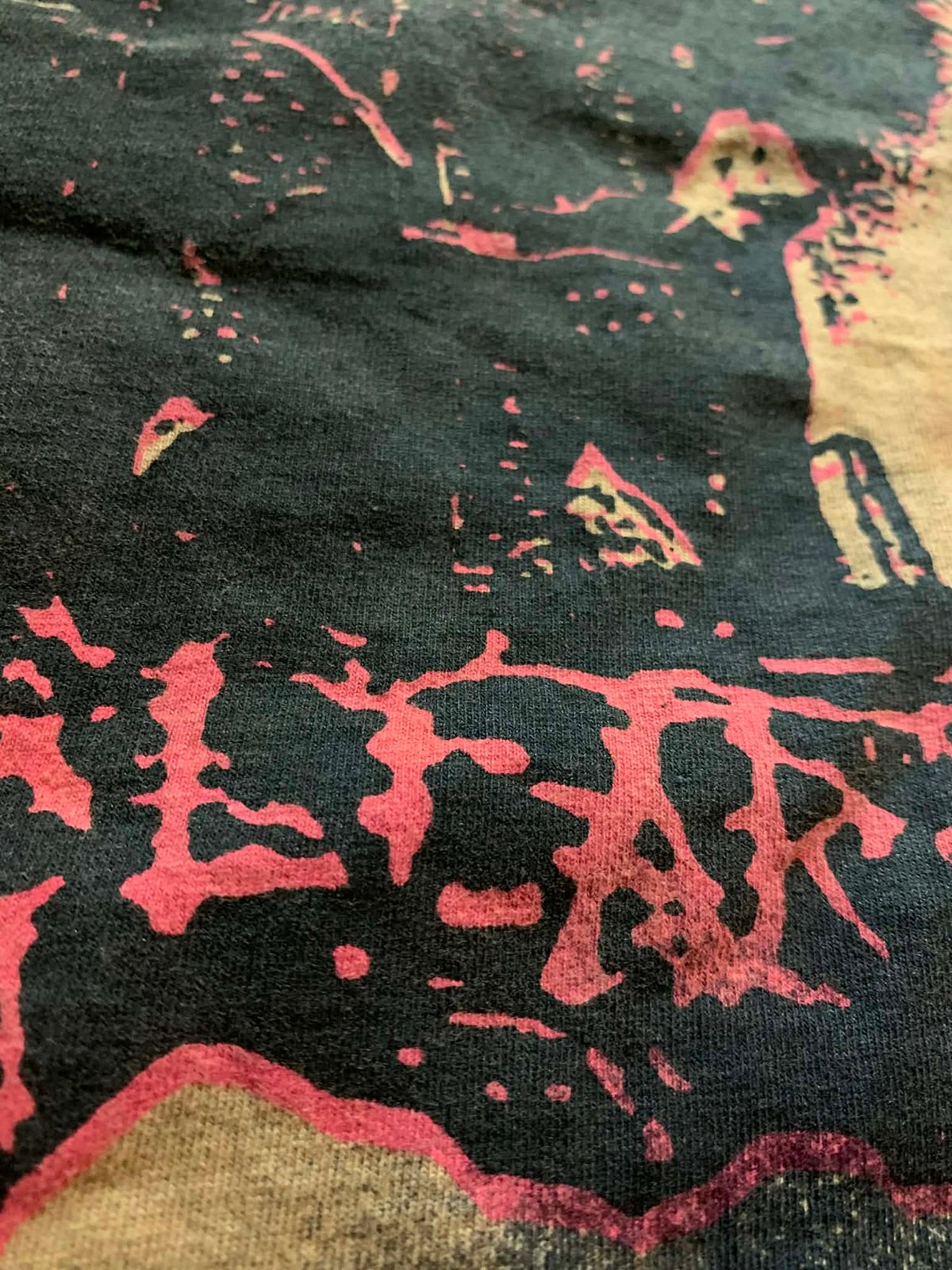 Limited Run Bleachy Confuse Shirt +Cloth Patch | SlitWrists