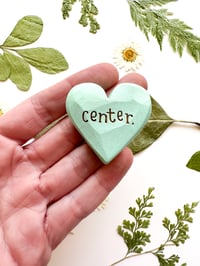 Image 1 of Center - Mini Wood Burned Heart