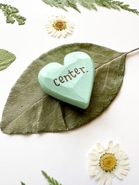 Image 2 of Center - Mini Wood Burned Heart